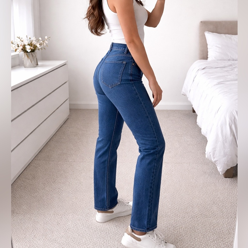 NWOT Abercrombie & Fitch The ‘90s Straight Curve Love Jean
